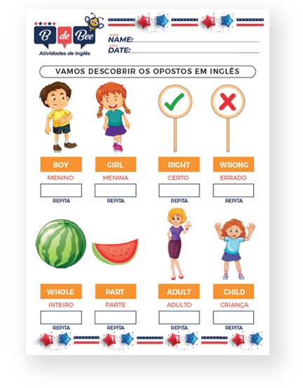 Inglês divertido para crianças