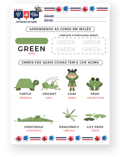 Aprendendo Inglês - Cores